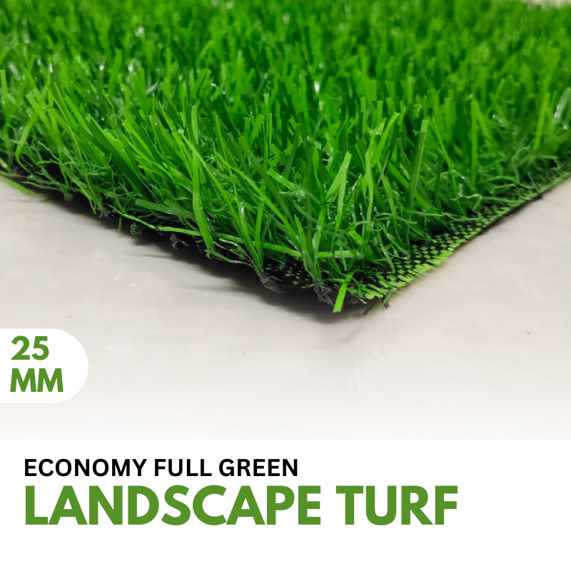 25MM artificial grass installed in a pet-friendly backyard for dogs